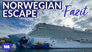 Norwegian Escape: Fazit meiner Mittelmeer-Kreuzfahrt mit Norwegian Cruise Line (2024)