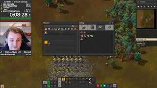 Factorio "Default Settings" Speedrun in 2:22:43