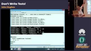 John Hughes - Don't Write Tests