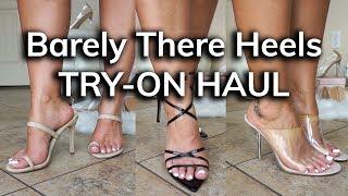 Barely There Heels Try-On Haul | Ruby Red