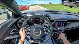 2023 Chevrolet Camaro SS 1LE - POV Track Battle w/ 981 Cayman GT4 (Gingerman Raceway)