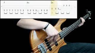 Queen - Don't Stop Me Now (Bass Cover) (Play Along Tabs In Video)