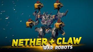 Nether + Claw War Robots Gameplay Cyber Sonic