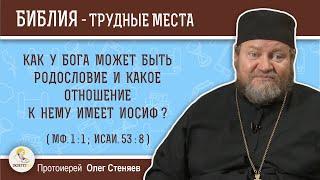 Как у Бога может быть родословие и какое отношение к нему имеет Иосиф (Мф. 1:1)?  Прот. Олег Стеняев