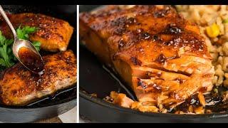 Honey Glazed Salmon | Kitchen Fun With My 3 Sons