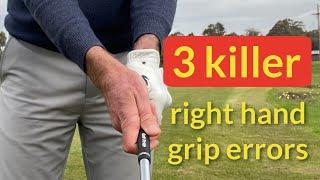 3 right hand grip errors