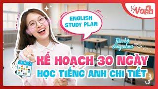 Kế Hoạch 30 Ngày Tự Học Tiếng Anh Chi Tiết | Cải thiện & Nâng Cao Vượt Bậc VyVocab Ep.114