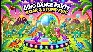 Dino Dance Party: Roar & Stomp Fun!  | Animal Sound Kids Song