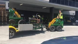 Tow Hitch Attachment on a Kanga Loader