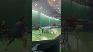 Настольный теннис.Топ спин слева#настольныйтеннис#теннис#tabletennis#