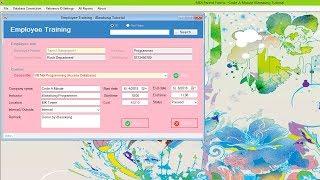 VB.NET - Employee Training Management demo by iBasskung