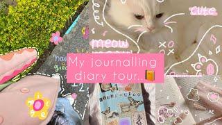 My journalling diary tour|Aesthetic journalling ideas|Subscribe for more ​⁠@Laibeeartgallery