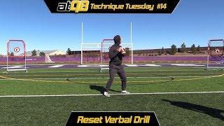 Advanced Quarterback Footwork Drills, Quicker Reset | Technique Tuesday #14