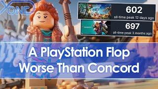 First party PlayStation game Lego Horizon Adventures flops worse than Concord on Steam...