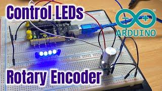 Rotary Encoder with Arduino: Control LEDs | Step-by-Step Beginner's Tutorial