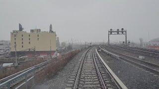 4K/60p: LIRR Shuttle M3 Front Window Jamaica to Atlantic Terminal