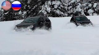 MERCEDES ML OFFROAD IN SNOW / The Best Off Road SUV Mercedes W164