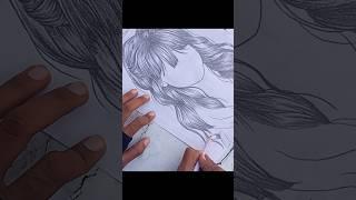 HOW TO DRAW EASY HAIR DRAWING // TUTORIAL VIDEO // Spell Of Drawing #spellofdrawing #tutorialvideo