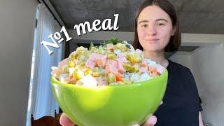 Main USSR / Russian Meal for the New Year’s Eve and Christmas Celebration