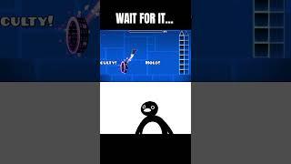 GEOMETRY DASH JUMPSCARE LEVEL  #gd #geometrydash #shorts