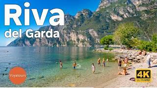 Riva del Garda - Italy Walking Tour (Gorgeous Beaches!) - 4K 60fps