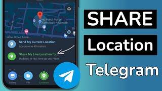 How to share location in Telegram App? | Send Location in Telegram