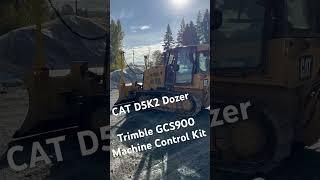 Fresh Trimble GPS Machine Control install on a CAT D5K2 Dozer!