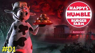 Happy's Humble Burger Farm Full game Part1 Playthrough Gameplay (Horror Game)