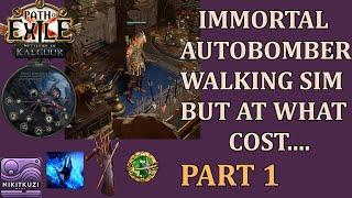 Poe 3.25 | Autobomber Build | Immortal Build | Walking Simulator | T17 | Easy Farm | Zdps | Part 1