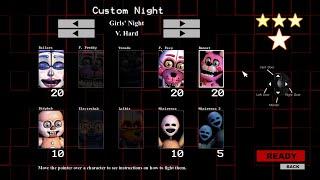 FNaF SL - Ladies Night V. Hard (On Xbox) + cutscene