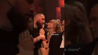 when Taylor Swift ASKED Travis Kelce to KISS her again #taylorswift