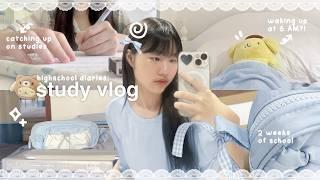 STUDY VLOG ep. 1 ️ : catching up with studies after summer, school projects w classmates, shopping