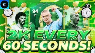 OMG! 2K EVERY 60 SECONDS EAFC 25 BEST TRADING METHOD (EA FC 25 SNIPING FILTERS & FLIPPING)