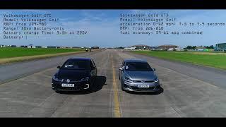 Golf GTE v Golf GTD Video