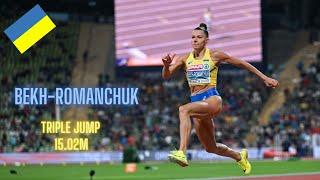 Maryna Bekh-Romanchuk Gold 15.02m I Final Women’s Triple Jump I Munich 2022