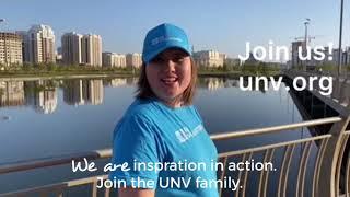 UN Volunteer Ainur Kanafina gives tips how to join UN Volunteers Programme