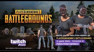 PLAYERUNKNOWN'S BATTLEGROUND Twitch Prime Loot!