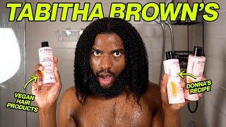 I TRIED DONNA'S RECIPE...(Tabitha Brown's *VEGAN* Natural Hair Products)