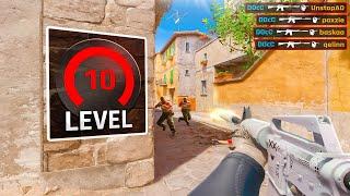 SMURFING IN LOW LVL 10 FACEIT...