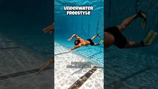 Underwater Freestyle Swimming  #swimming #swimmingtips #underwater
