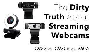 Review of Logitech C922, C930e, and Vitade 960A Streaming Webcams. Better options discussed!