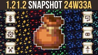 Minecraft 1.21.2 Snapshot 24W33A | Better Bundles, Experiments & New Baby Mobs!