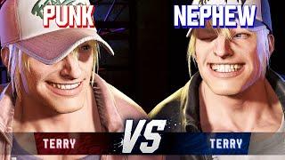 SF6 ▰ PUNK (Terry) vs NEPHEW (Terry) ▰ High Level Gameplay