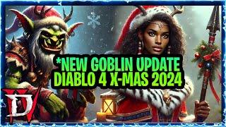 Diablo 4 New Updated Goblin Xmas Event TODAY Free Rewards: Gameplay and thoughts, Feedback