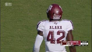 Otaro Alaka (Texas A&M #42) Vs. South Carolina 2018