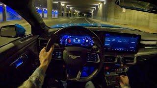 2024 Ford Mustang GT 6MT - POV Night Drive (Binaural Audio)