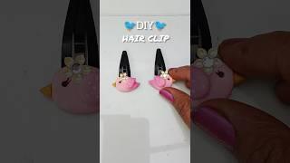 Cute Bird Hair Clips  | Handmade Clay Accessories for Girls #youtubeshorts #diy #craft