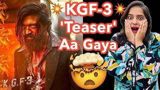 KGF 3 Announcement Teaser REVIEW | Deeksha Sharma