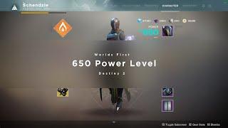 My 650 Power Level Warlock - Destiny 2 Black Armory