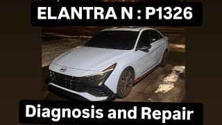 2022-2024 Elantra N P1326 Diagnostic and Potential Repair.